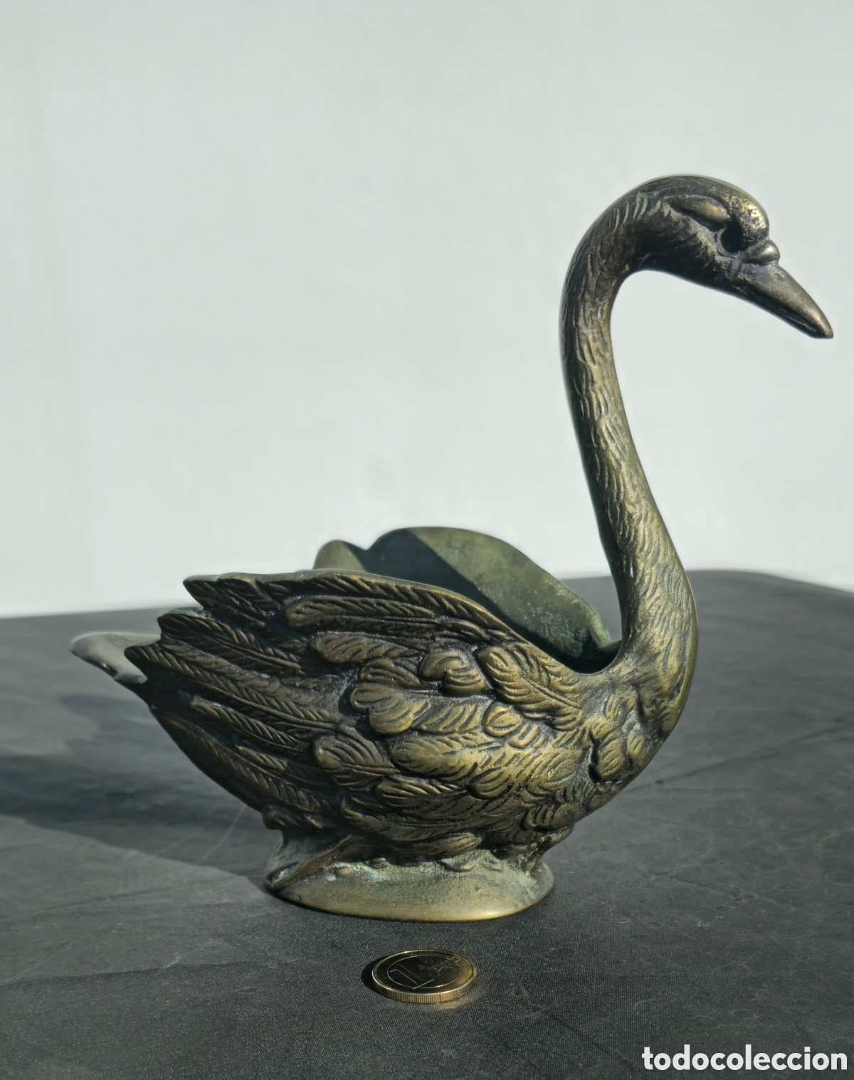 Vintage: Cisne bronce vintage - Foto 2