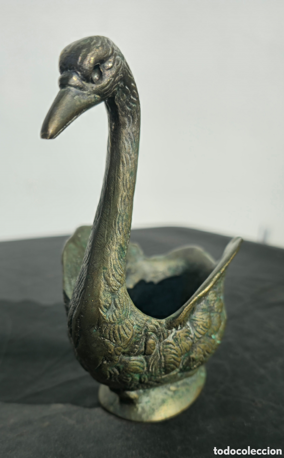 Vintage: Cisne bronce vintage - Foto 3