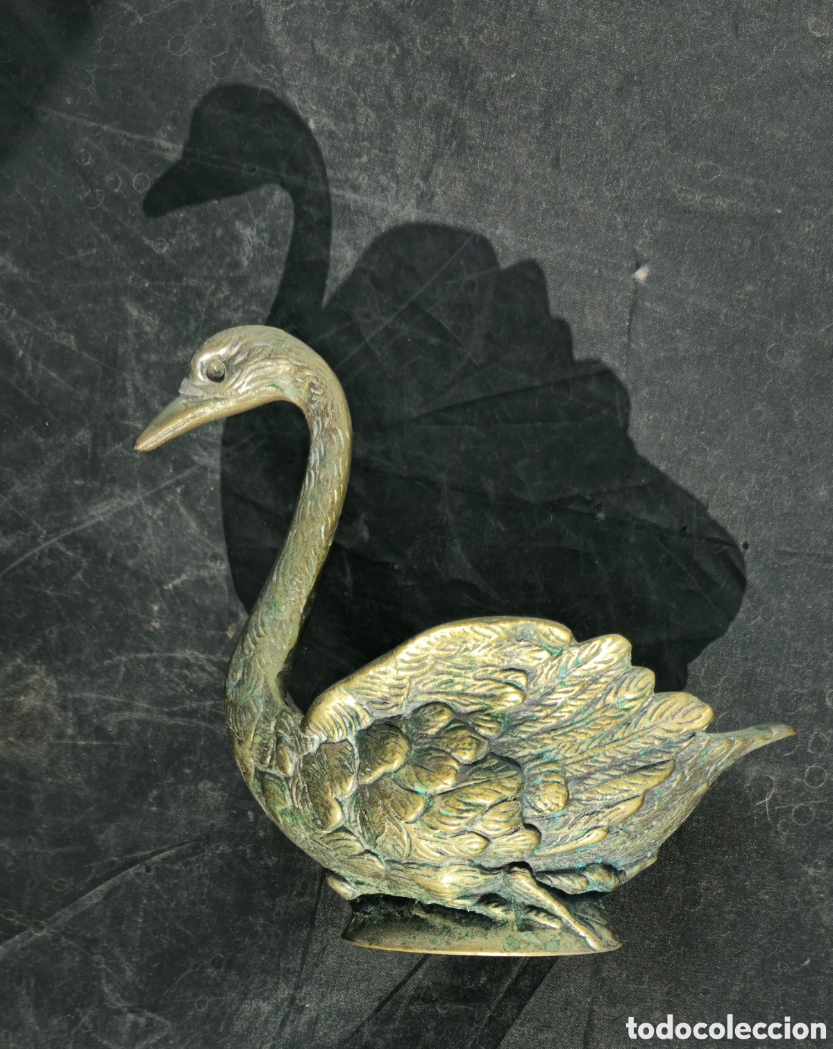 Vintage: Cisne bronce vintage - Foto 4