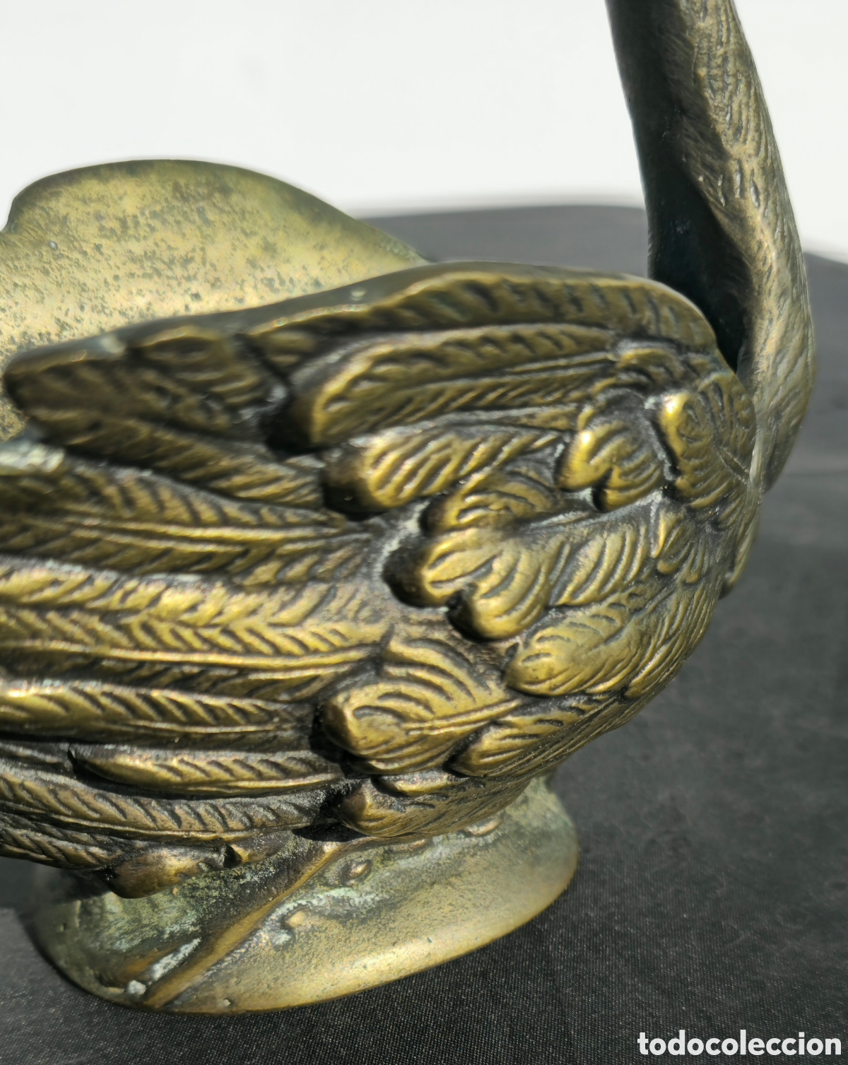 Vintage: Cisne bronce vintage - Foto 6