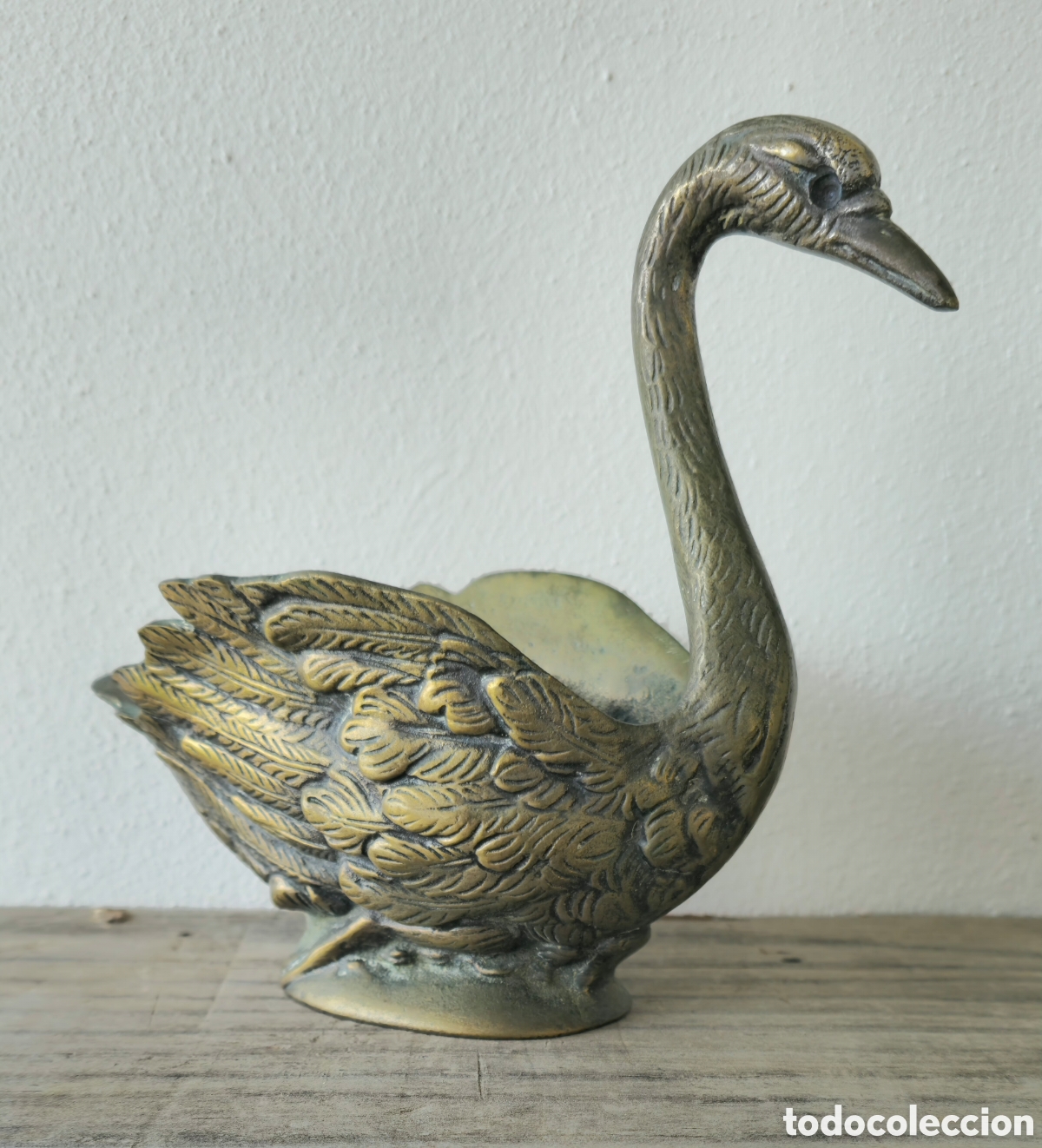 Vintage: Cisne bronce vintage - Foto 8