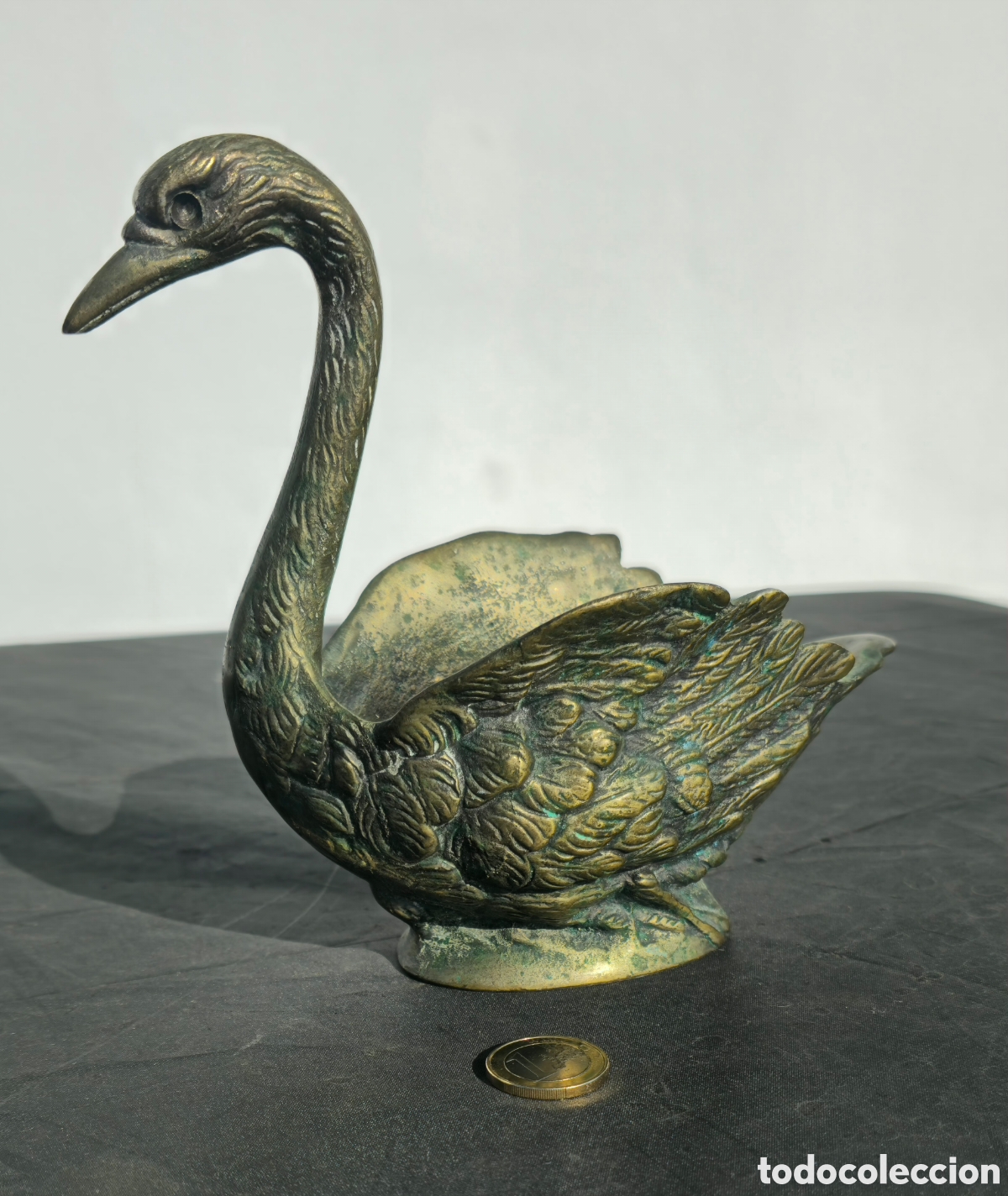 Vintage: Cisne bronce vintage - Foto 1