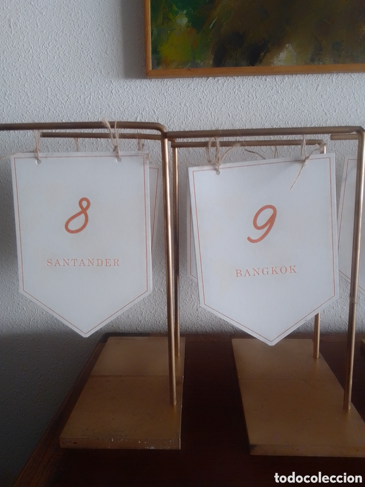 Vintage: Numeradores de mesa devorativos - Foto 2