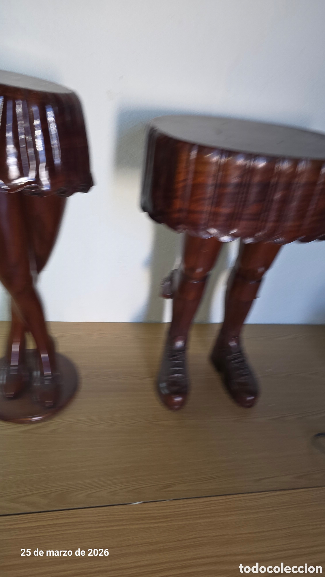Vintage: Pedestal mesitas piernas - Foto 3