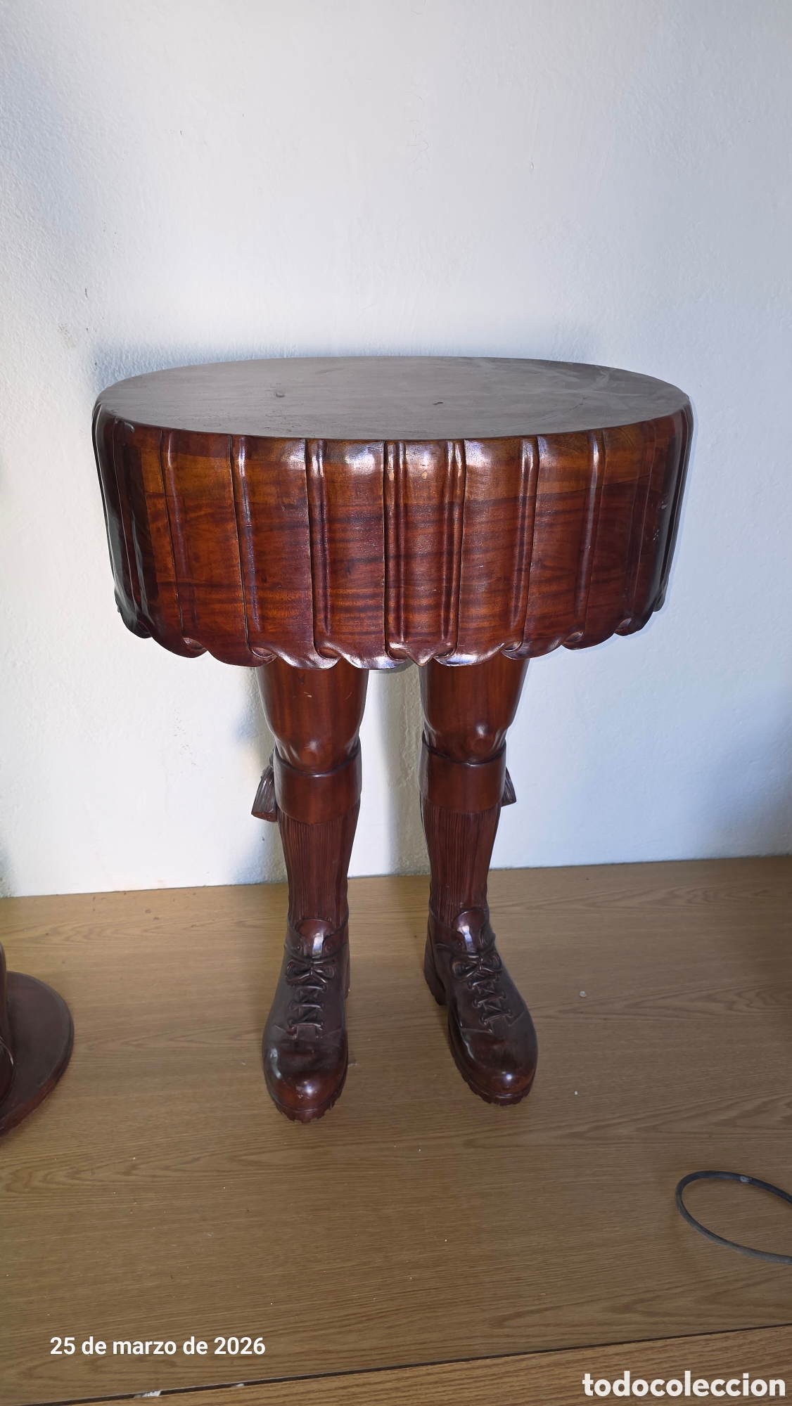 Vintage: Pedestal mesitas piernas - Foto 4