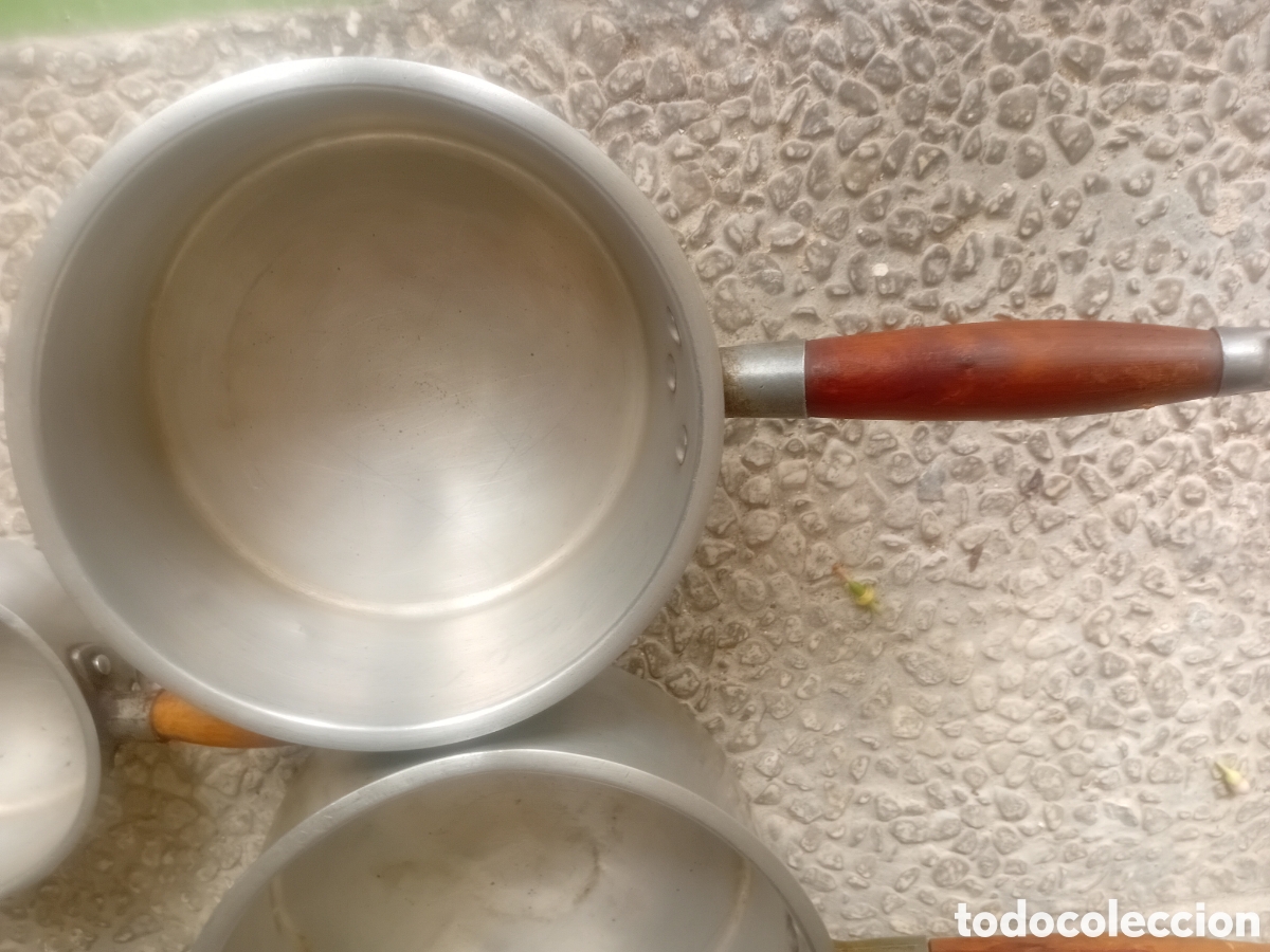 Vintage: Bateria de cocina de aluminio - Foto 2