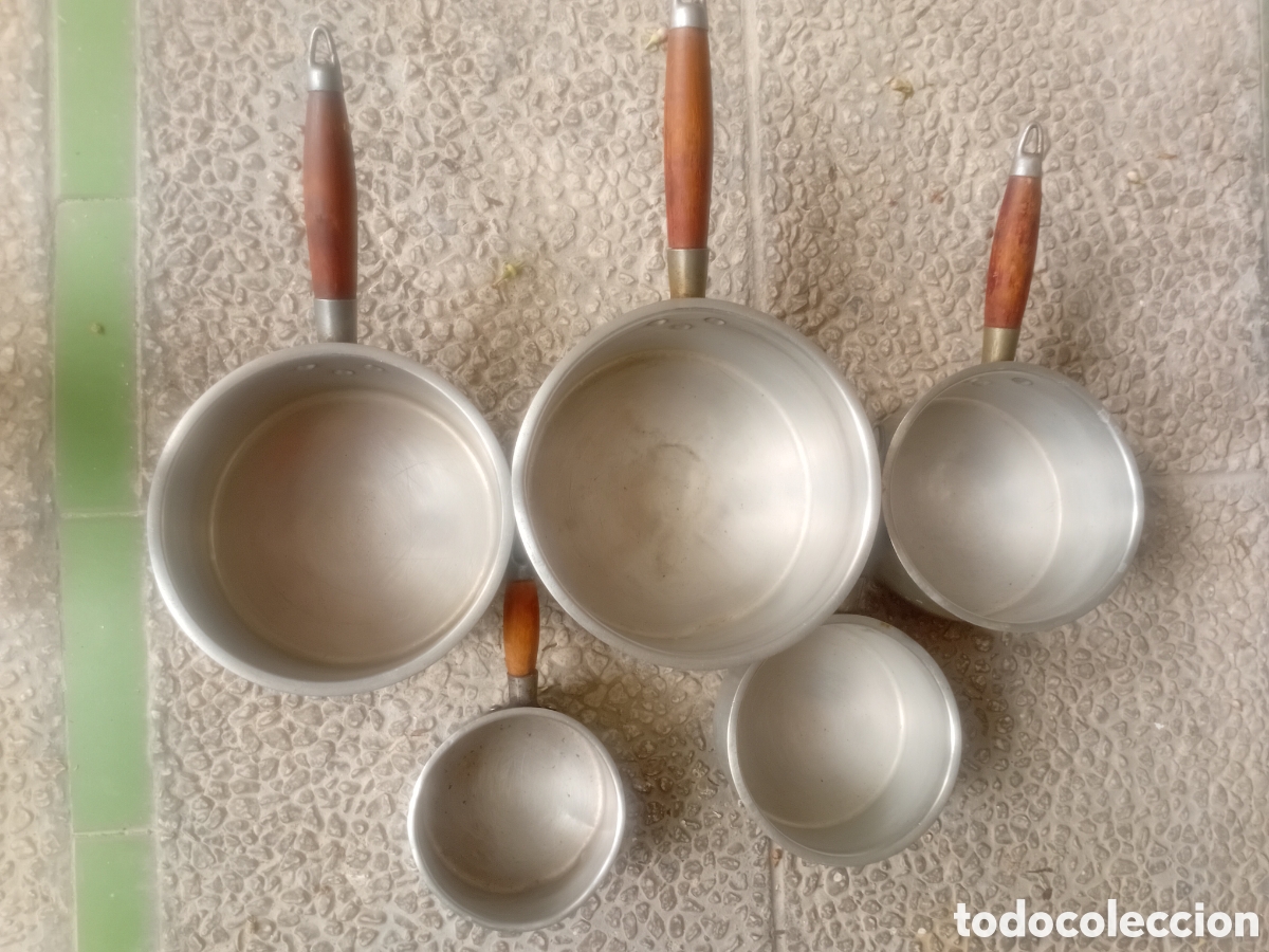 Vintage: Bateria de cocina de aluminio - Foto 1