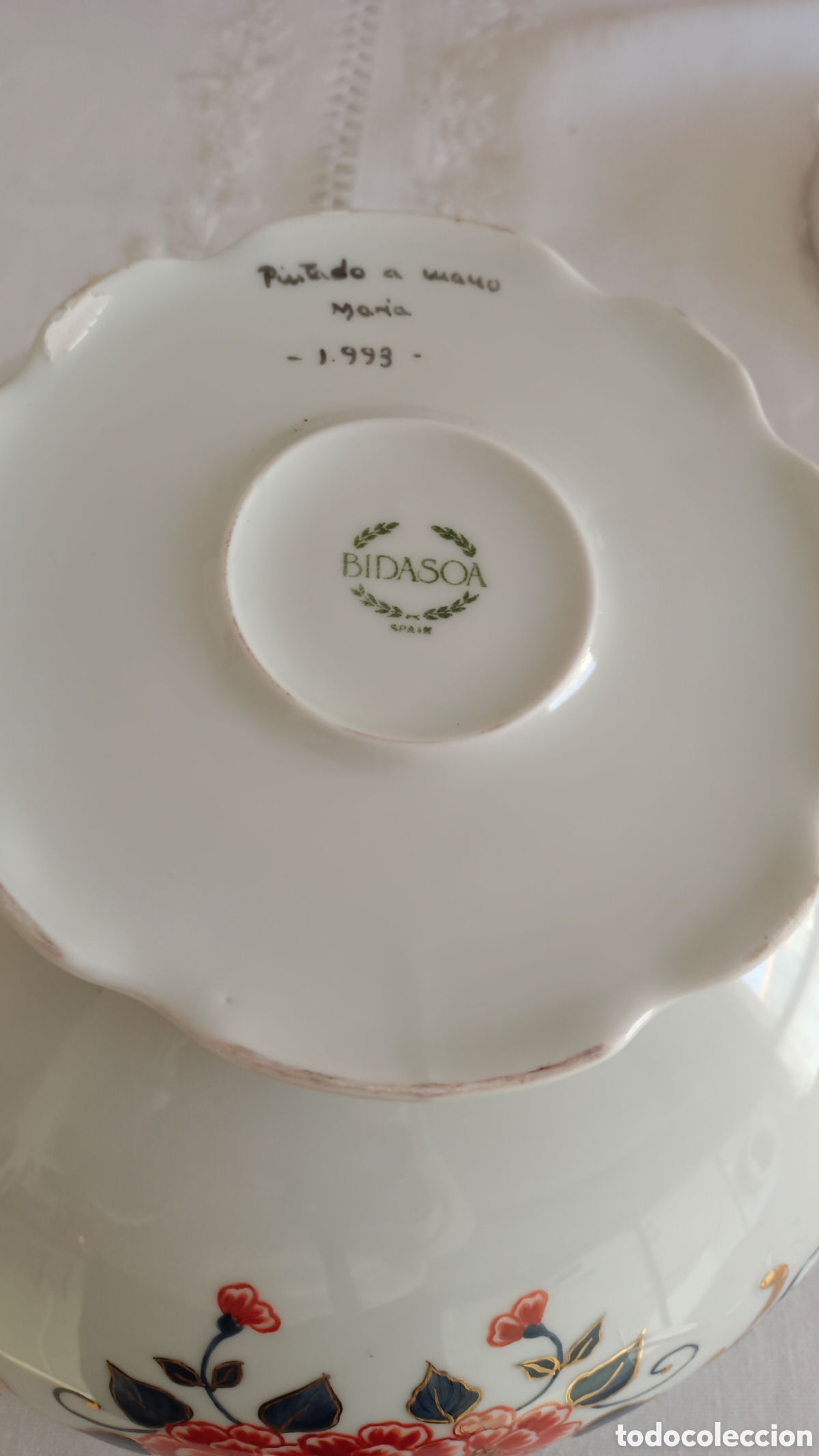 Vintage: Sopera Bidasoa pintada a mano - Foto 4