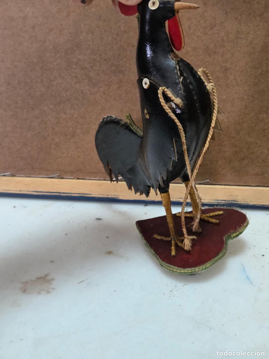 Vintage: gallo antiguo en acrilico - Foto 4