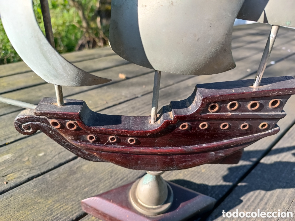 Vintage: PARA RESTAURAR BARCO EN MADERA Y LAT&Oacute;N. - Foto 2