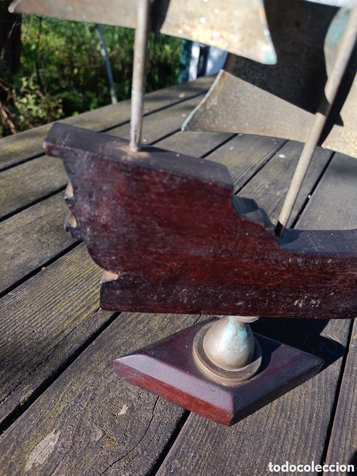 Vintage: PARA RESTAURAR BARCO EN MADERA Y LAT&Oacute;N. - Foto 9