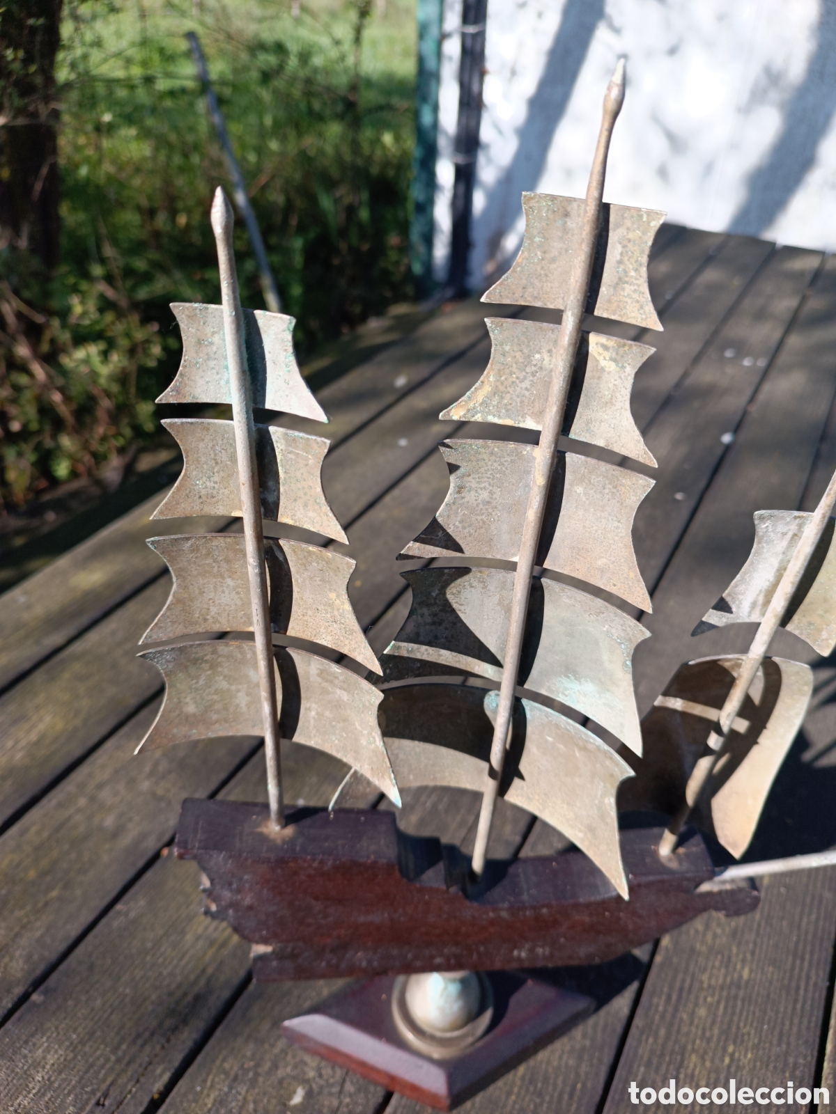 Vintage: PARA RESTAURAR BARCO EN MADERA Y LAT&Oacute;N. - Foto 13