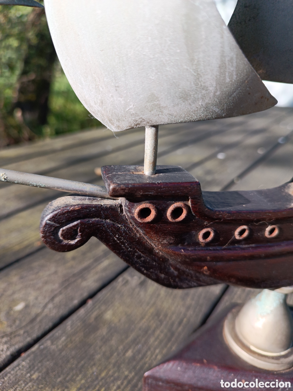 Vintage: PARA RESTAURAR BARCO EN MADERA Y LAT&Oacute;N. - Foto 14