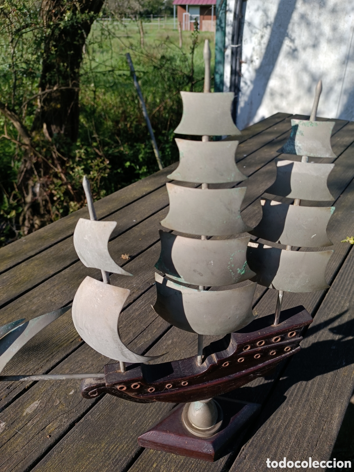 Vintage: PARA RESTAURAR BARCO EN MADERA Y LAT&Oacute;N. - Foto 16