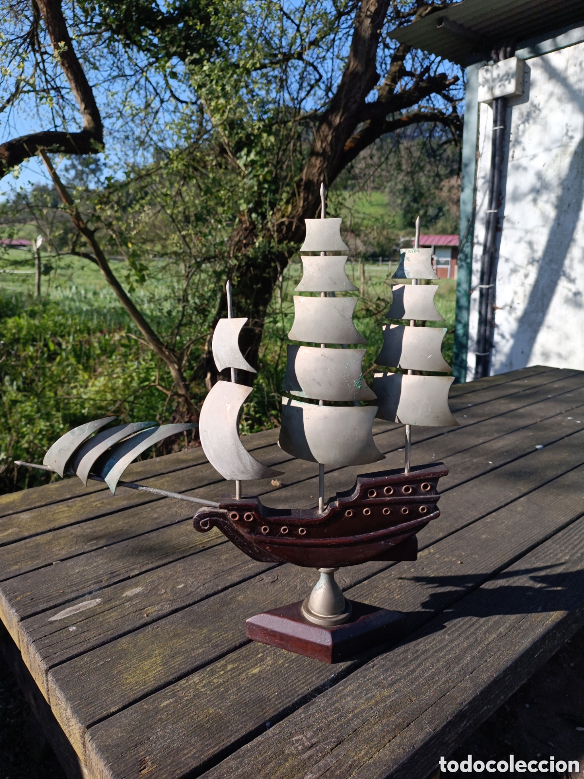 Vintage: PARA RESTAURAR BARCO EN MADERA Y LAT&Oacute;N. - Foto 17
