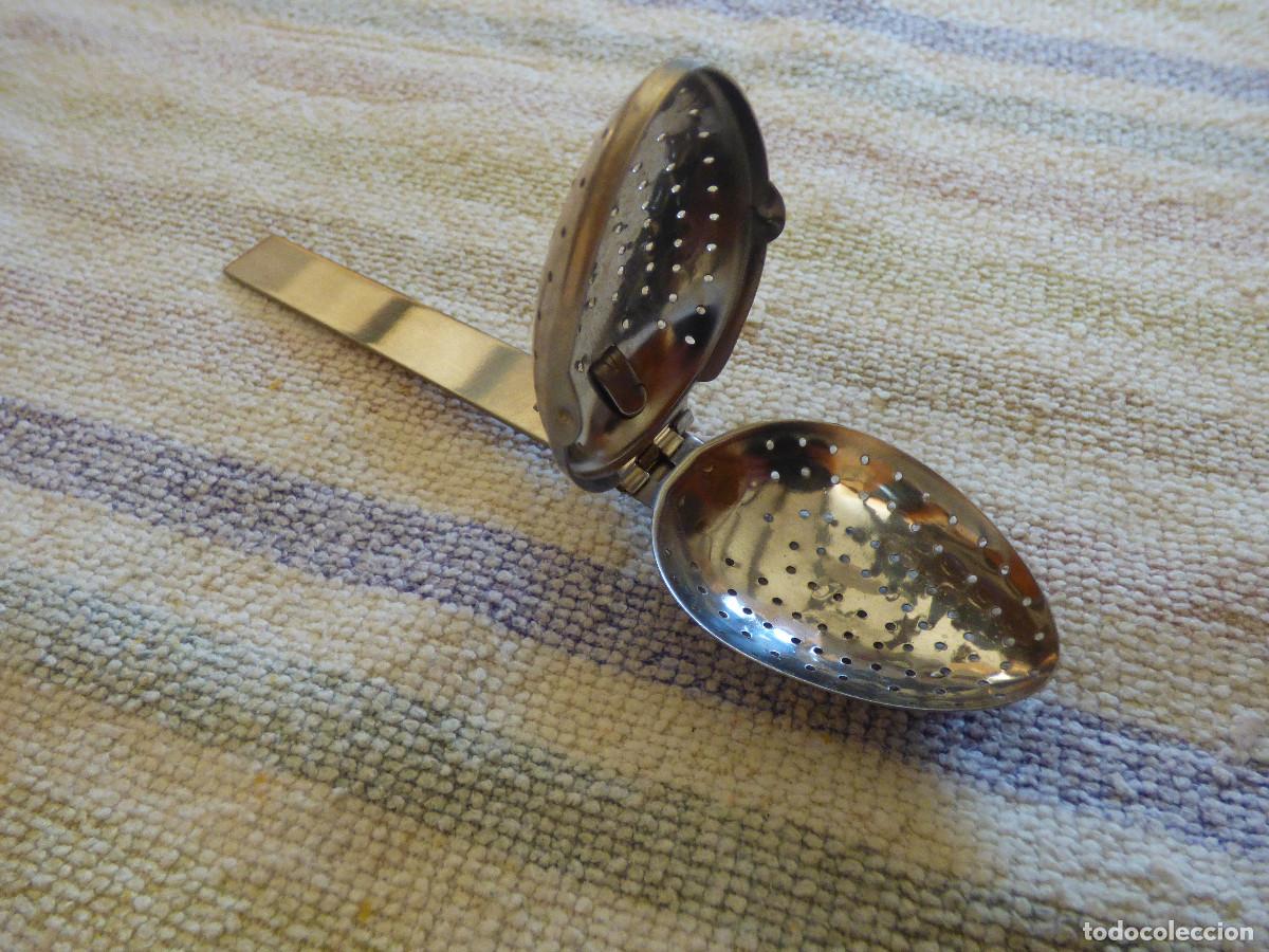 Vintage: Cuchara colador, para infusiones. - Foto 1