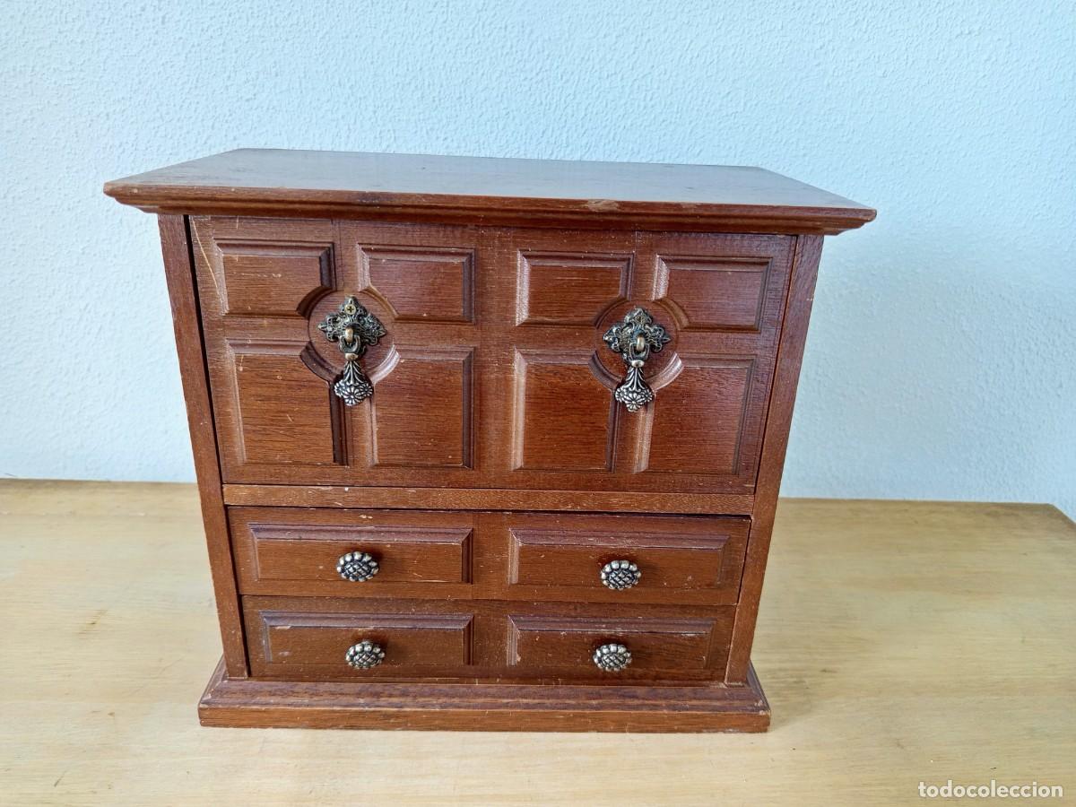 Vintage: joyero de madera mueble vintage - Foto 1