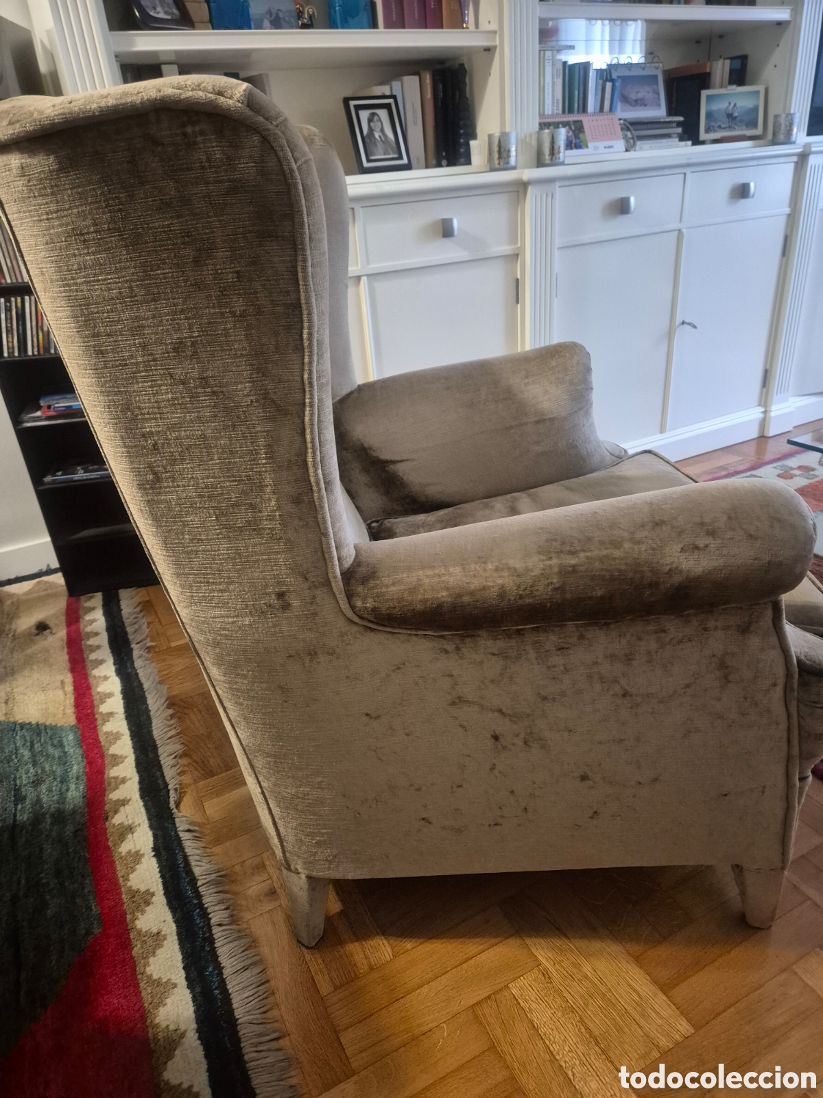 Vintage: Butaca, sillon orejero - Foto 3