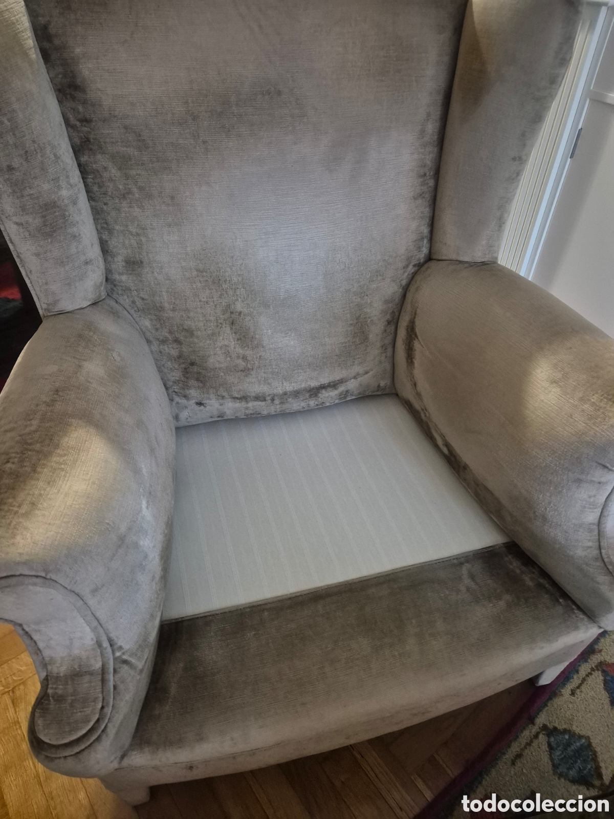 Vintage: Butaca, sillon orejero - Foto 5