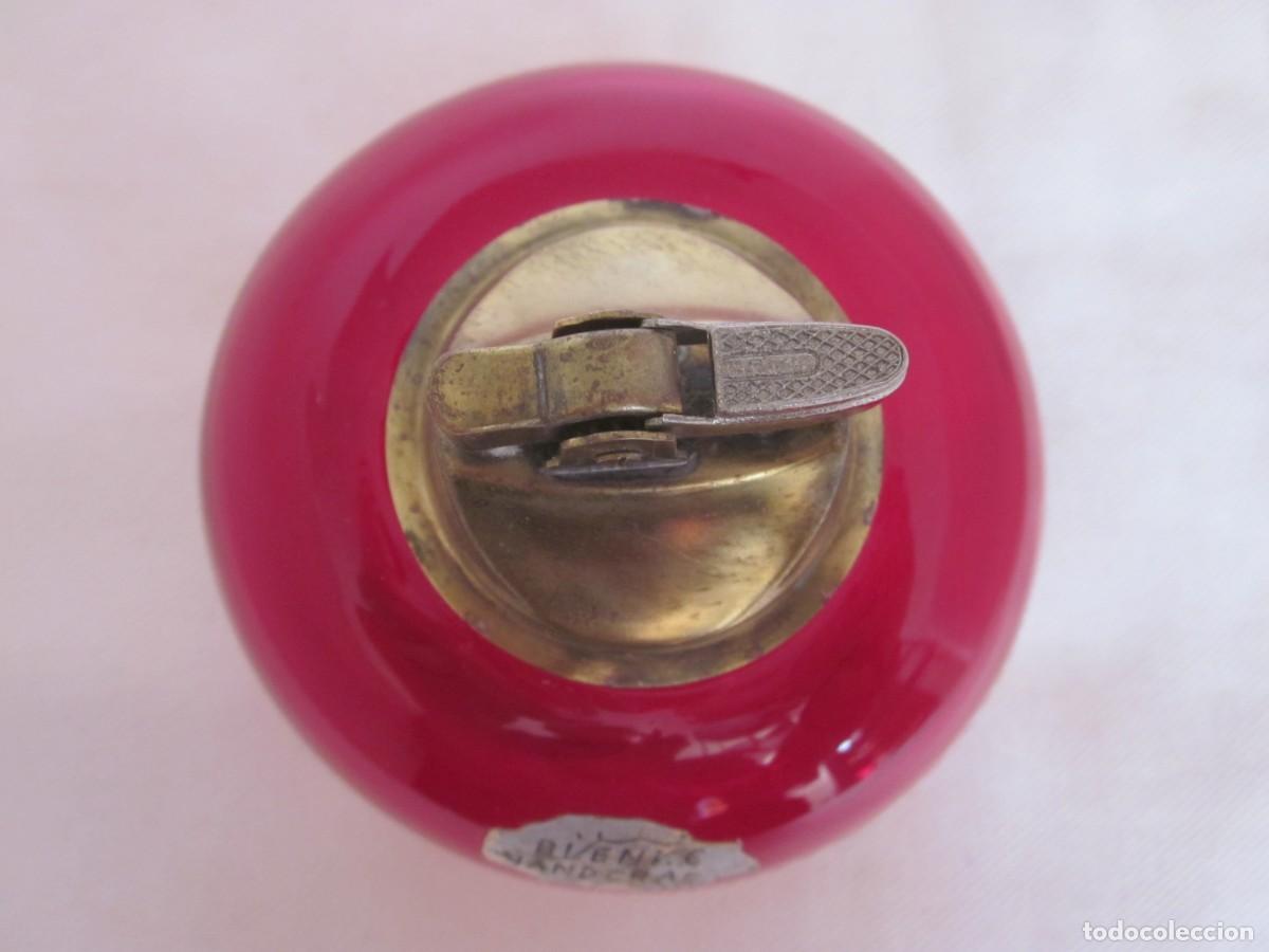 Vintage: MECHERO DE MESA CRISTAL DE MURANO - Foto 6