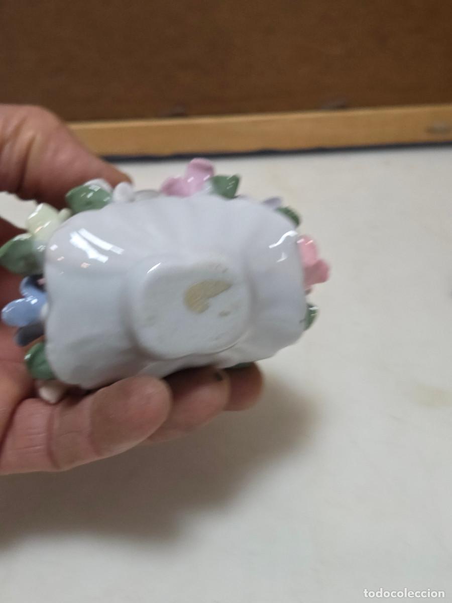 Vintage: cestos de flores de porcelana - Foto 4