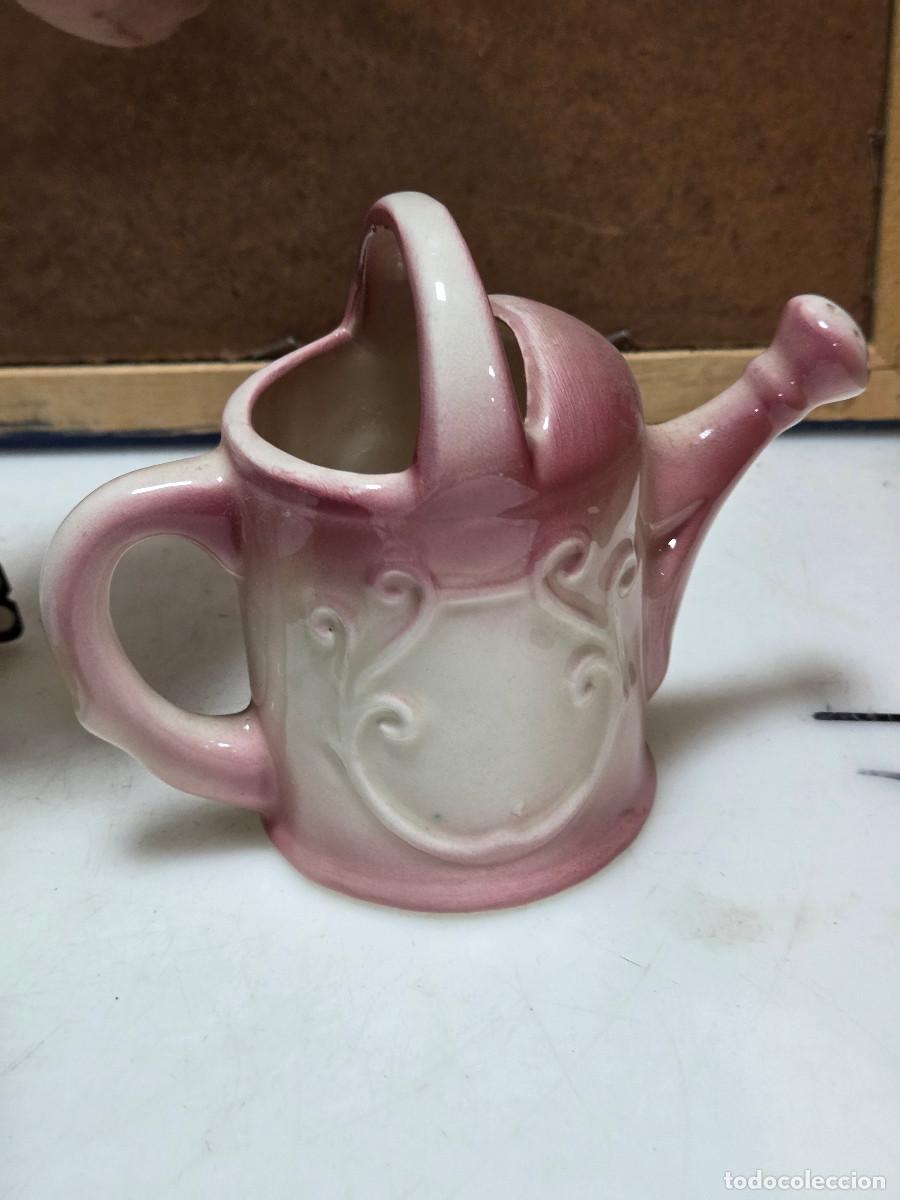 Vintage: regadera de ceramica vintage - Foto 5