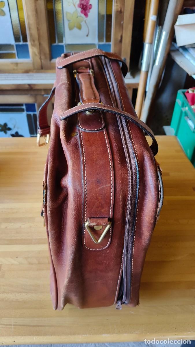 Vintage: Valise Vintage cuir 1968 - Foto 1