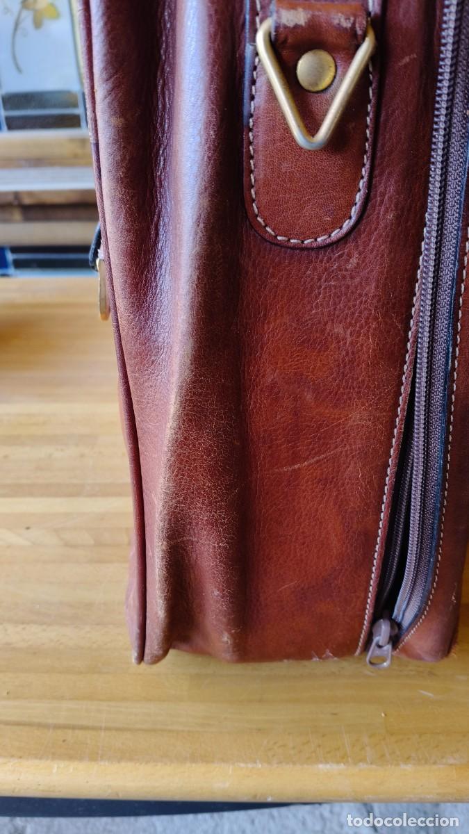 Vintage: Valise Vintage cuir 1968 - Foto 4