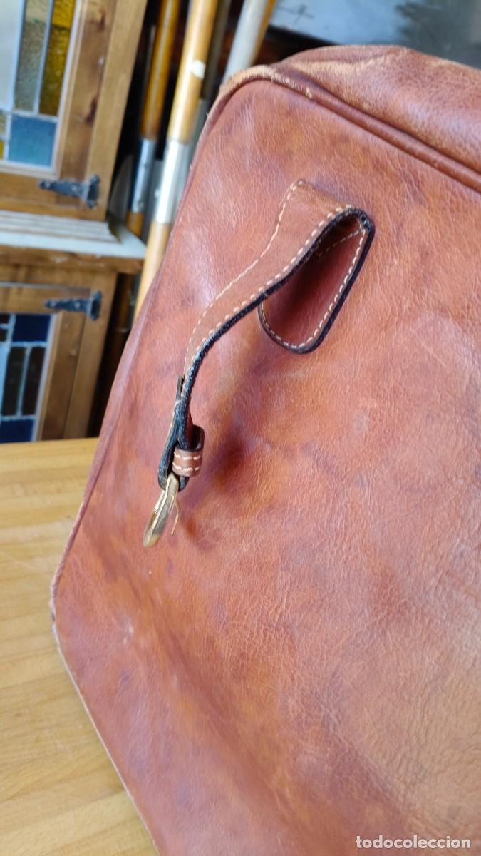 Vintage: Valise Vintage cuir 1968 - Foto 5