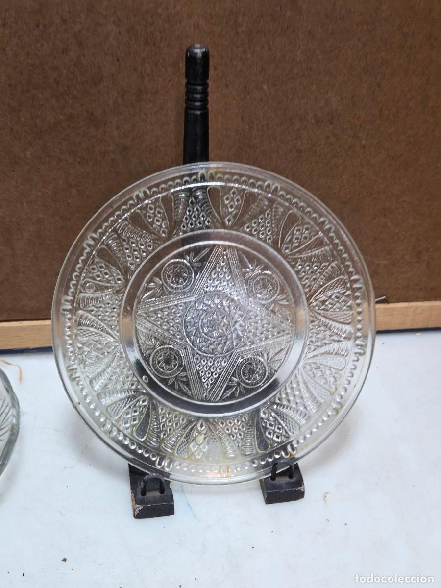 Vintage: plato de cristal vintage - Foto 1