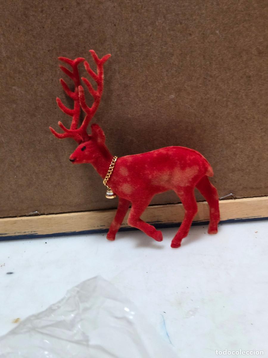 Vintage: figura de navidad reno - Foto 1