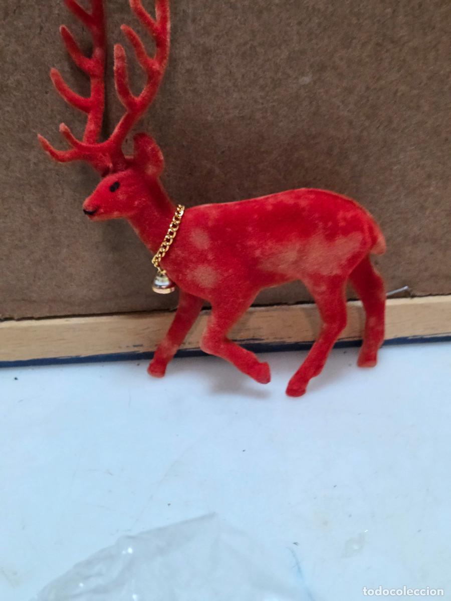 Vintage: figura de navidad reno - Foto 3
