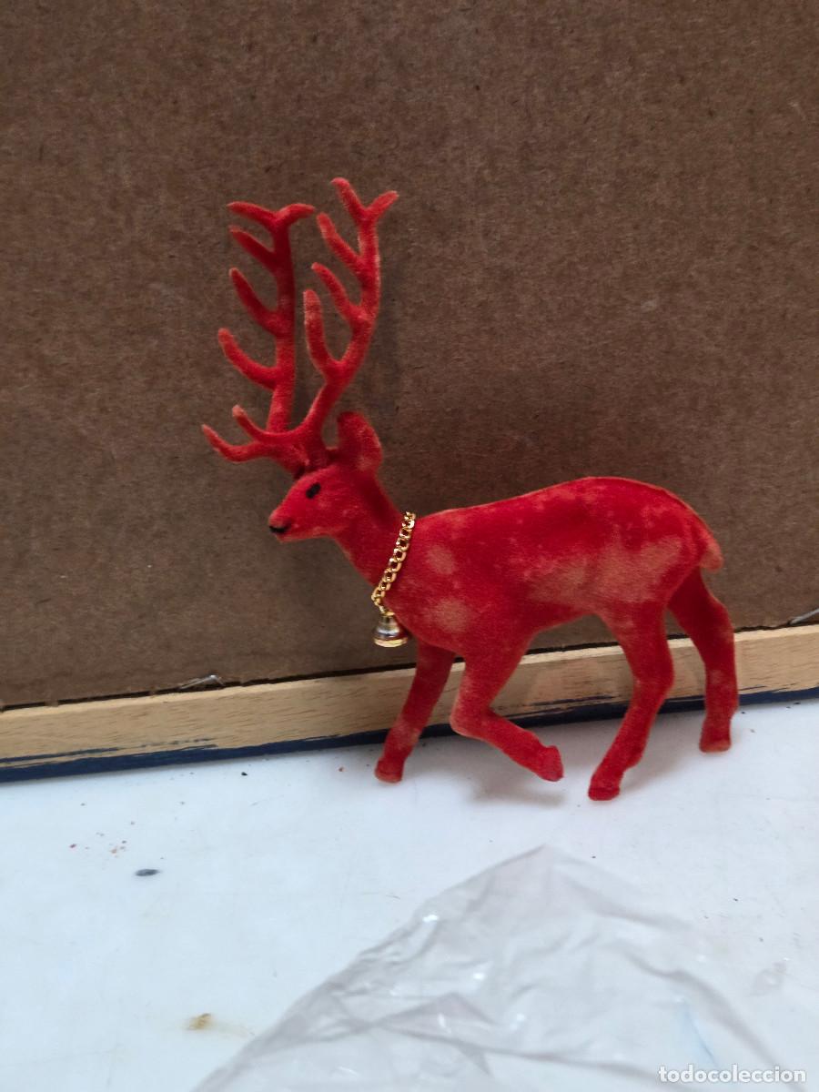 Vintage: figura de navidad reno - Foto 1