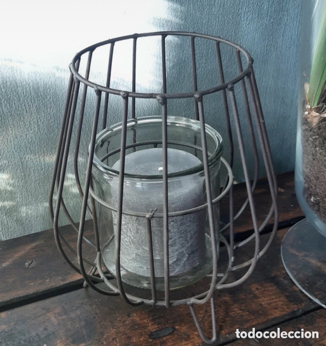 Vintage: Porta velas decorativo - Foto 2