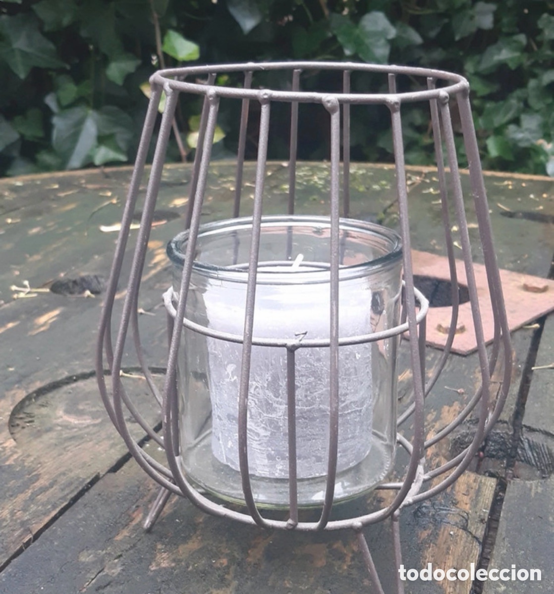 Vintage: Porta velas decorativo - Foto 1