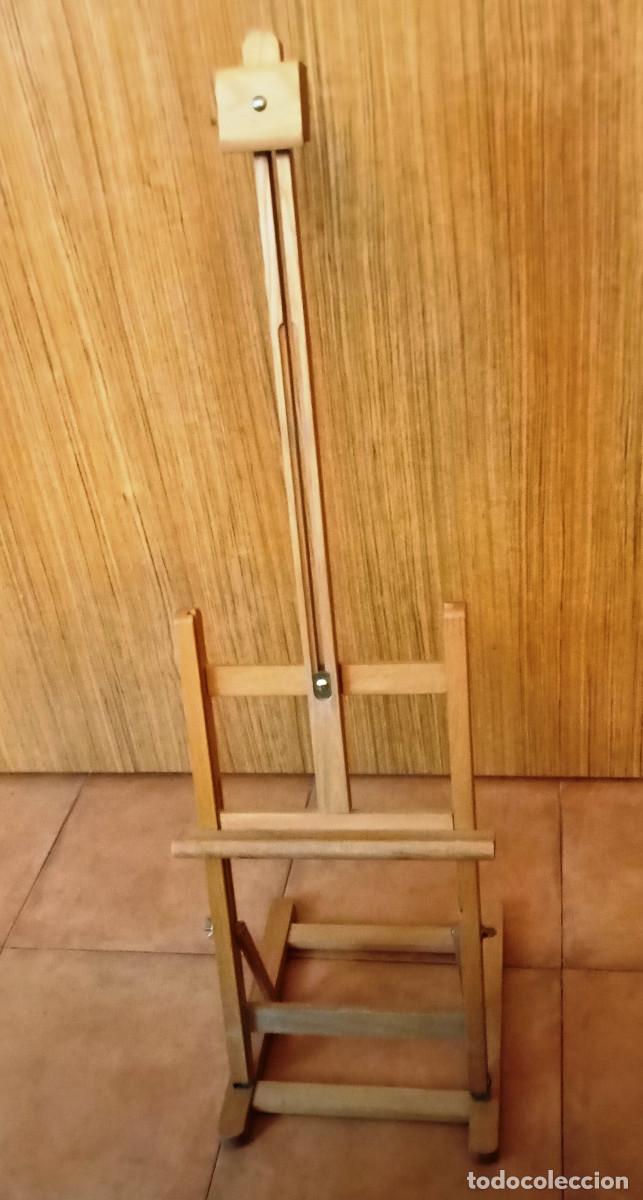 Vintage: Caballete de madera para pintar - Foto 1