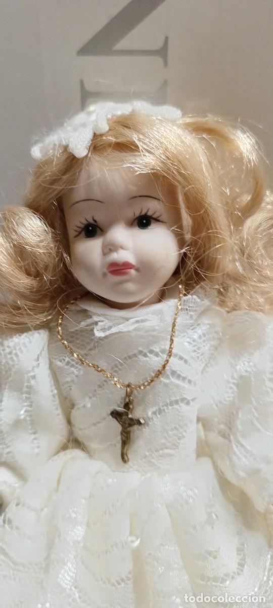 Vintage: Mu&ntilde;eca de comuni&oacute;n de porcelana antigua - Foto 2