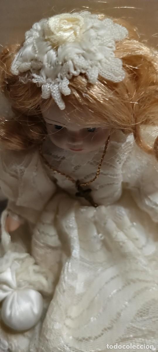Vintage: Mu&ntilde;eca de comuni&oacute;n de porcelana antigua - Foto 4