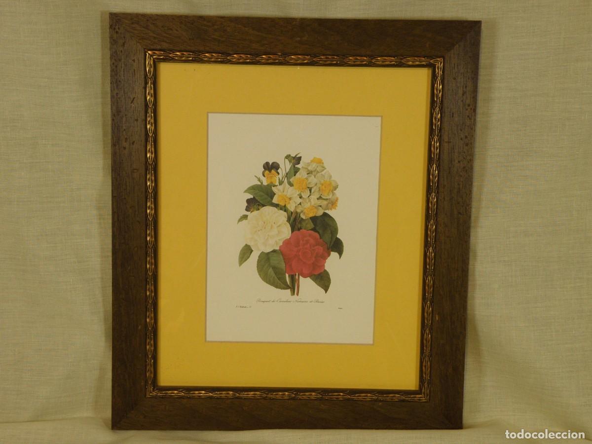 Vintage: Pareja de bodegones florales. - Foto 2