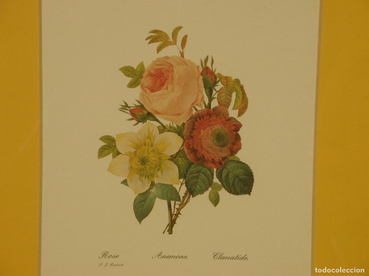 Vintage: Pareja de bodegones florales. - Foto 3