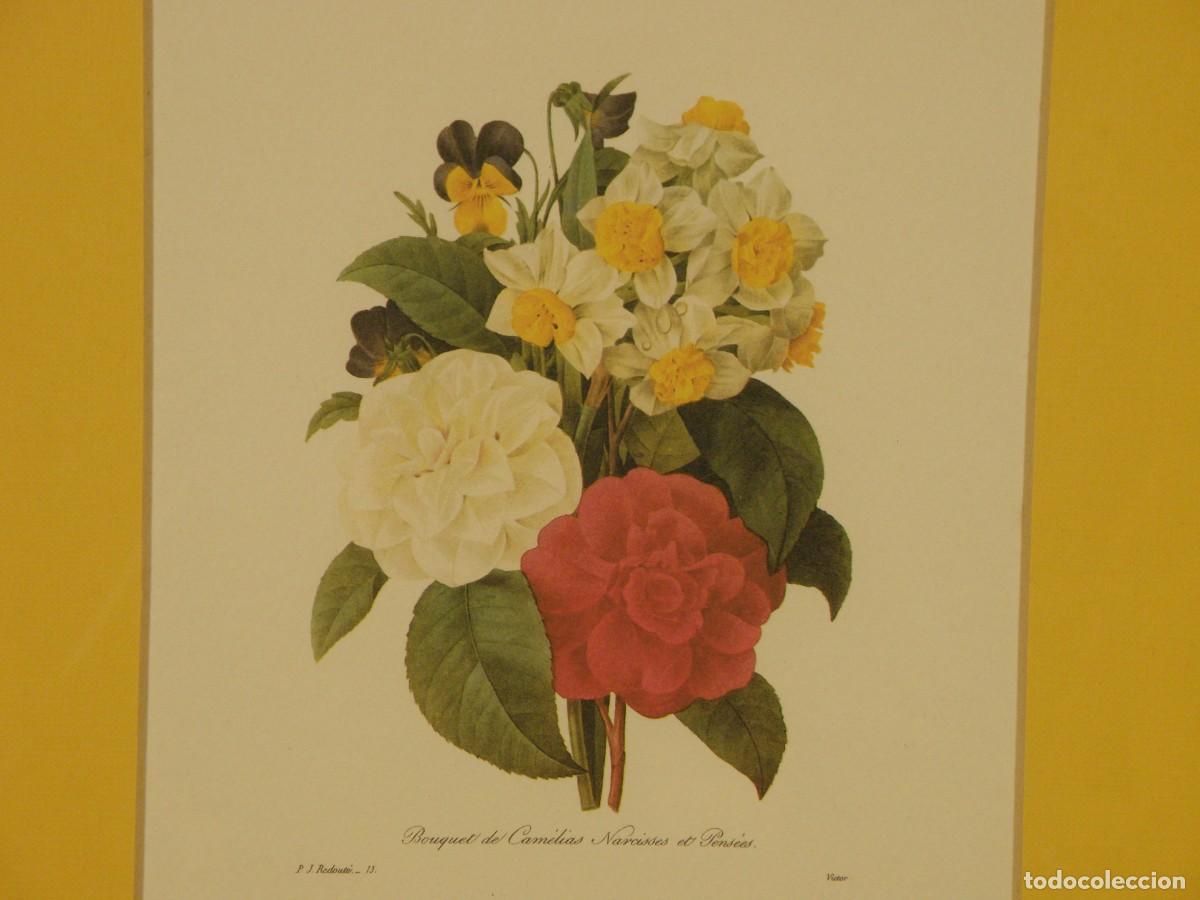Vintage: Pareja de bodegones florales. - Foto 4