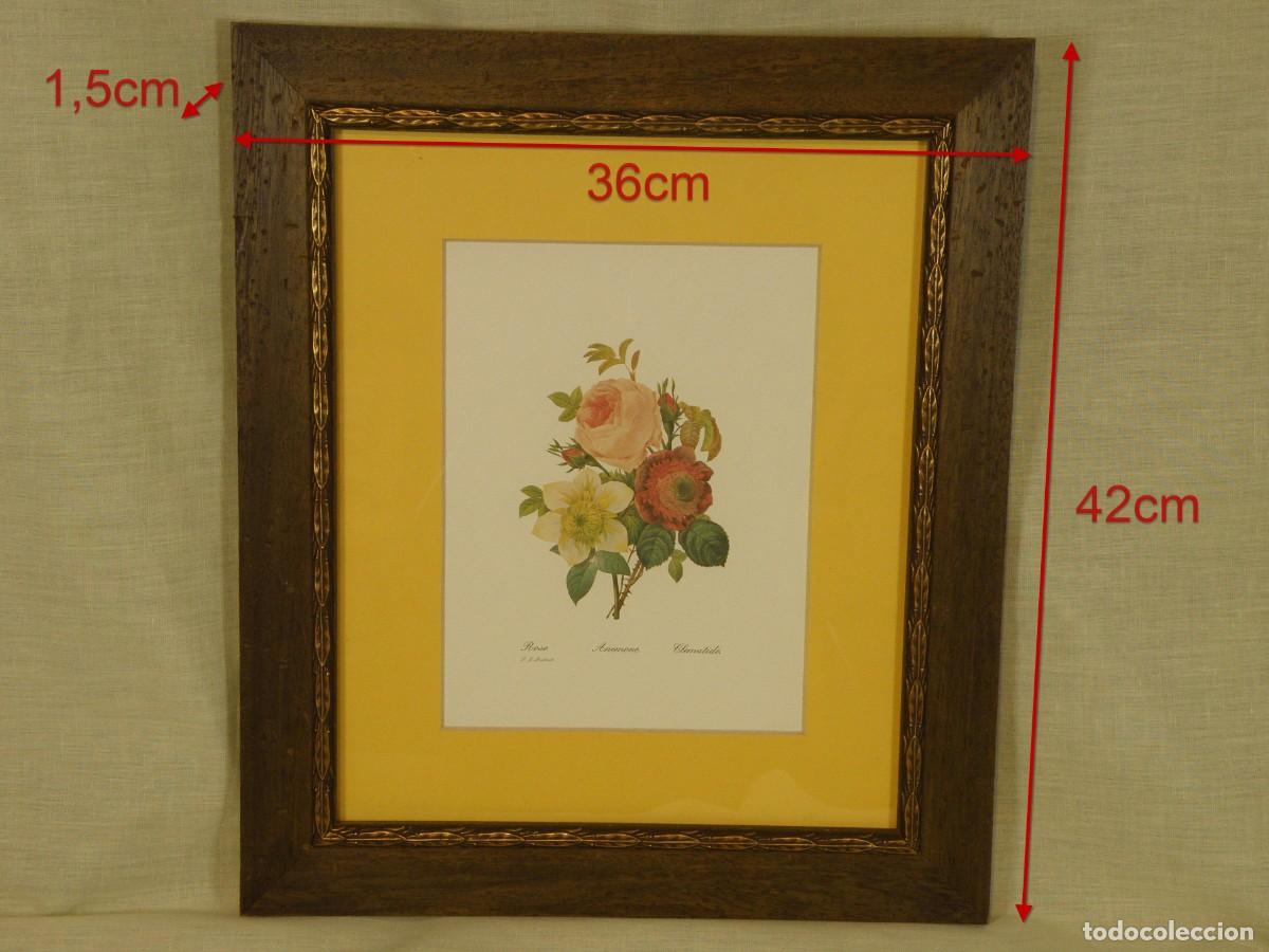 Vintage: Pareja de bodegones florales. - Foto 5