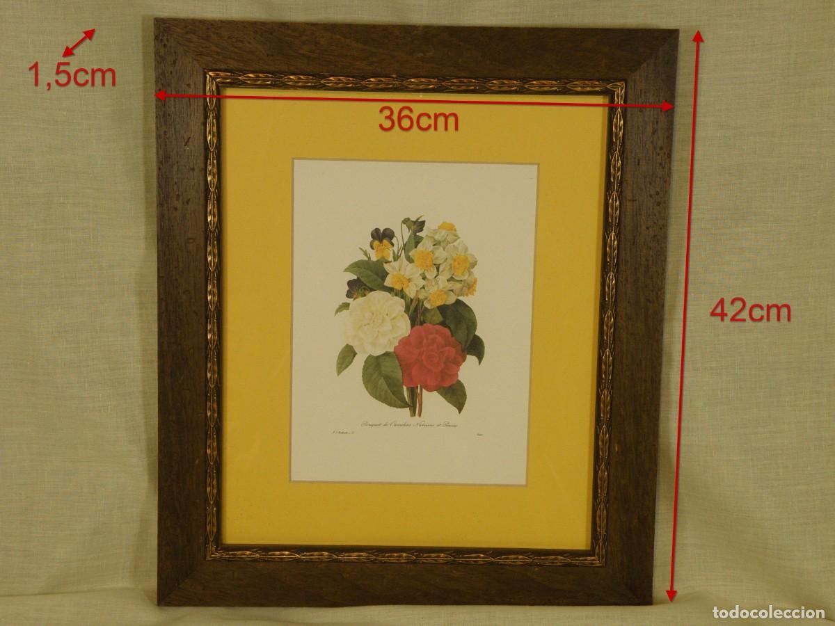 Vintage: Pareja de bodegones florales. - Foto 6