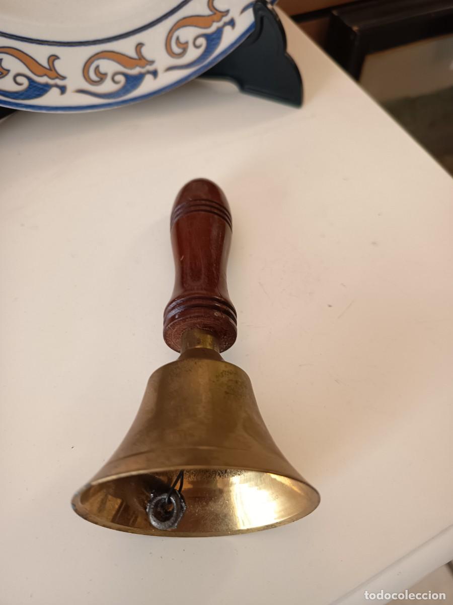 Vintage: Campana de mesa madera y metal - Foto 5