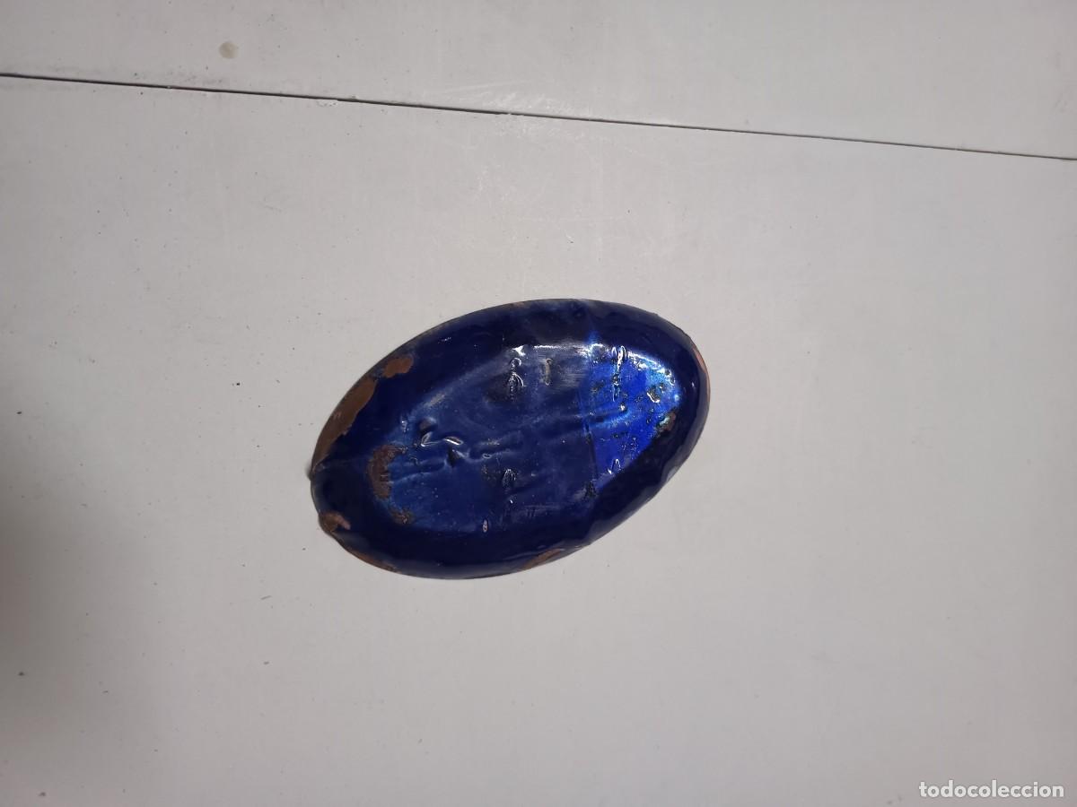 Vintage: Plato de metal pintado - Foto 2