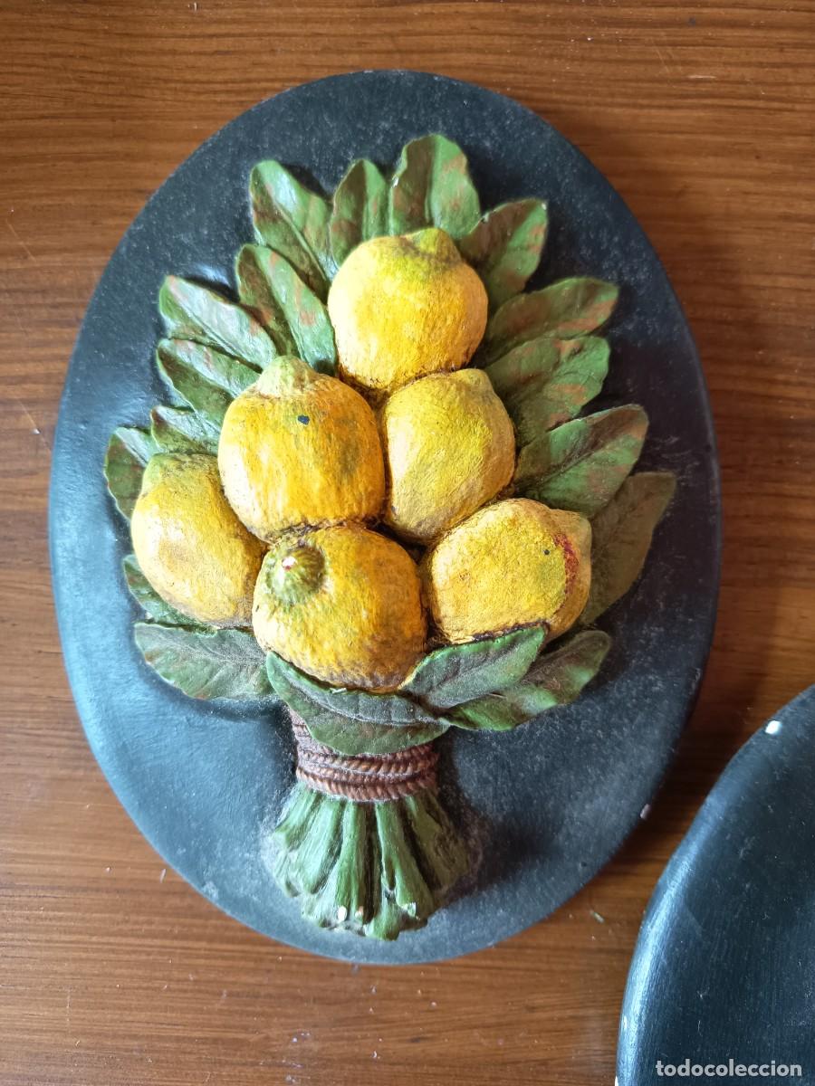 Vintage: Cuadro Lim&oacute;n escayola