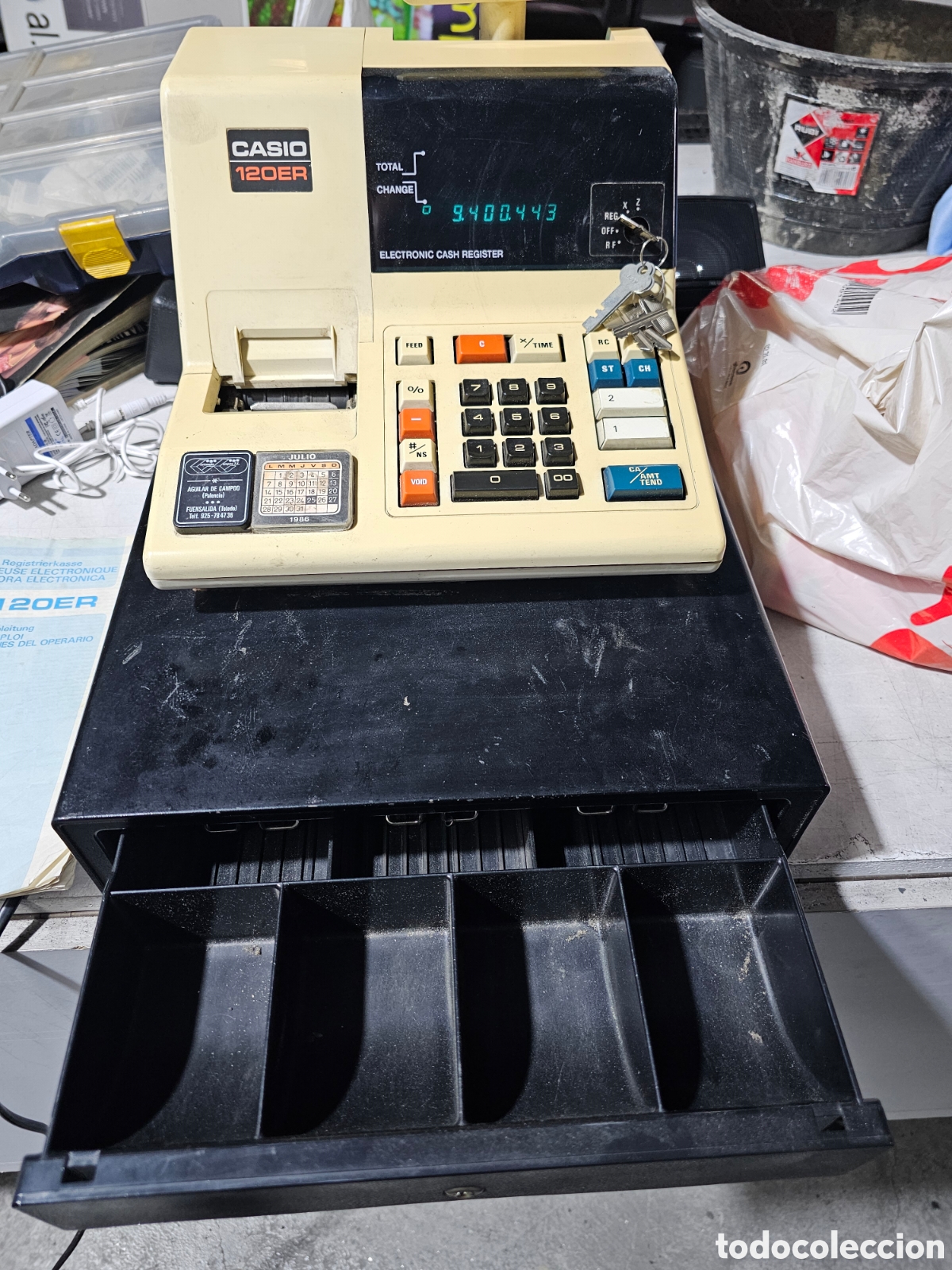 Vintage: caja registradora casio - Foto 2