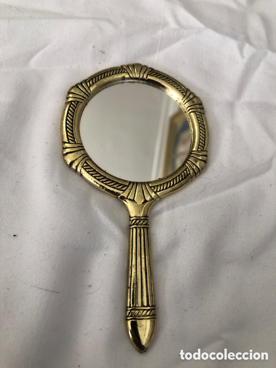 Vintage: Espejo de mano estilo antiguo - Foto 1