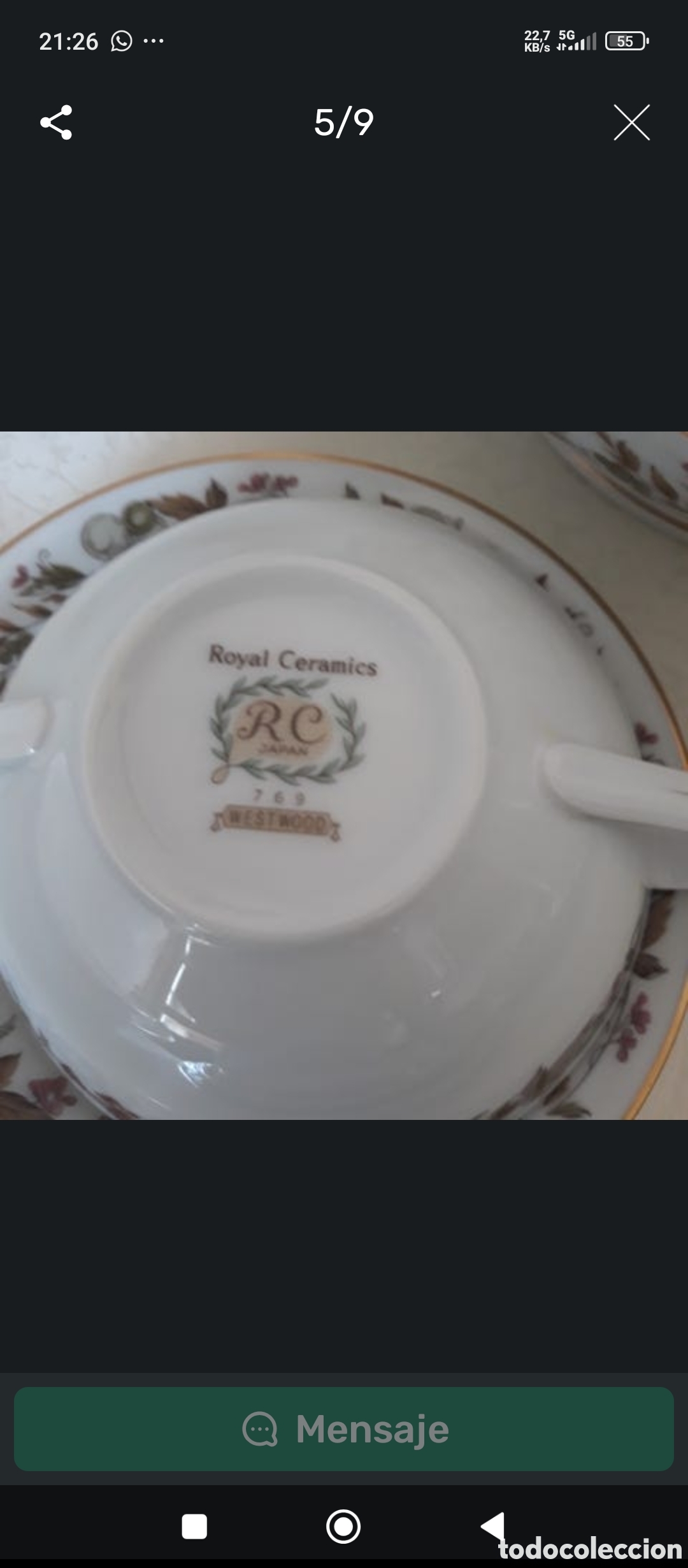 Vintage: Vajilla completa de porcelana - Foto 5
