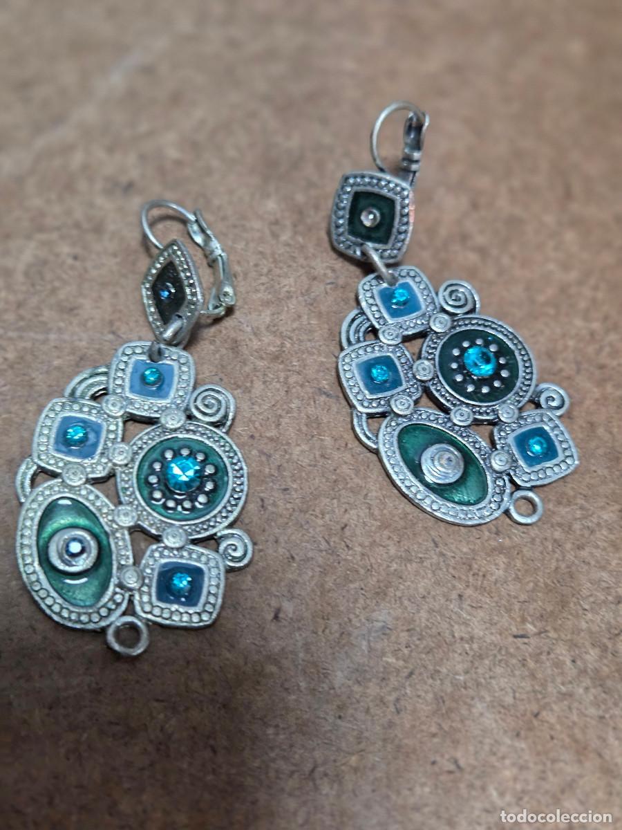 Vintage: pendientes de alpaca vintage - Foto 1